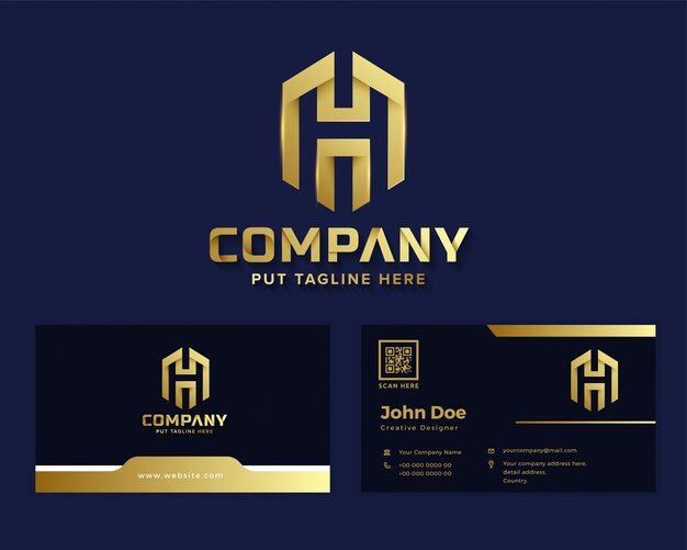 Download Free Letter H Logo Premium Vector Use our free logo maker to create a logo and build your brand. Put your logo on business cards, promotional products, or your website for brand visibility.