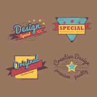 Free vector premium quality badge vector set