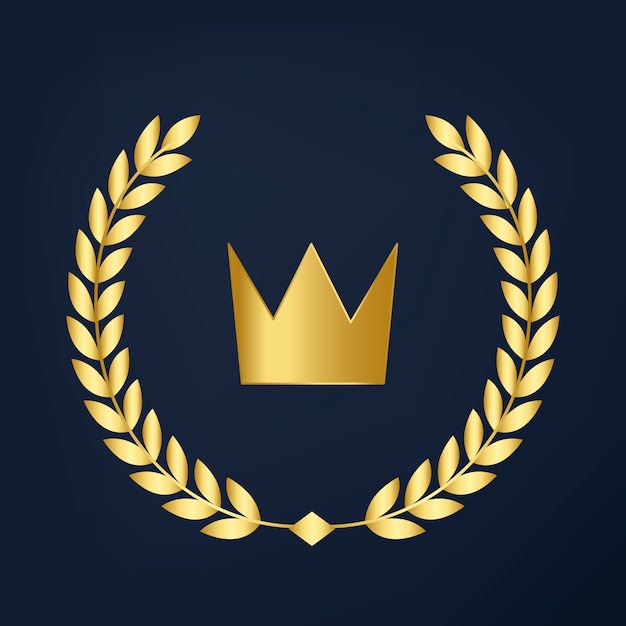 プレミアム品質の王冠アイコンベクトル