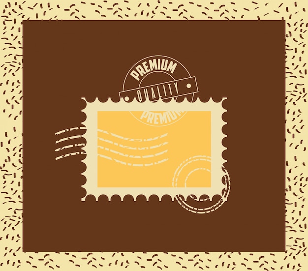 Free vector premium quality stamp