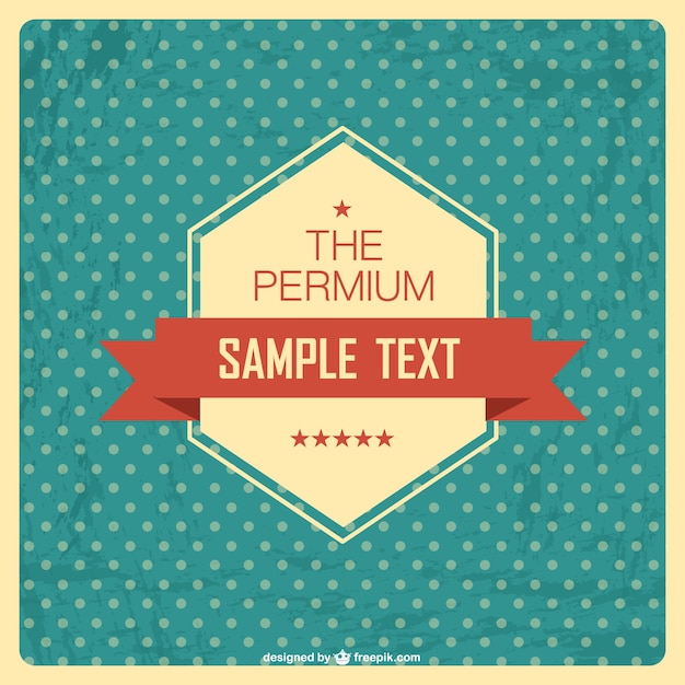 premium vintage background design