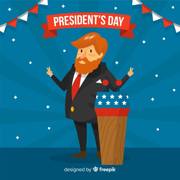 President's day background