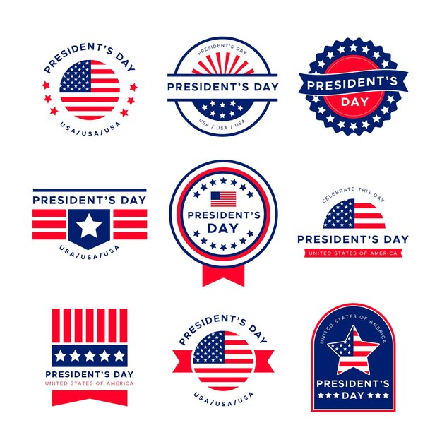 president's day event labels