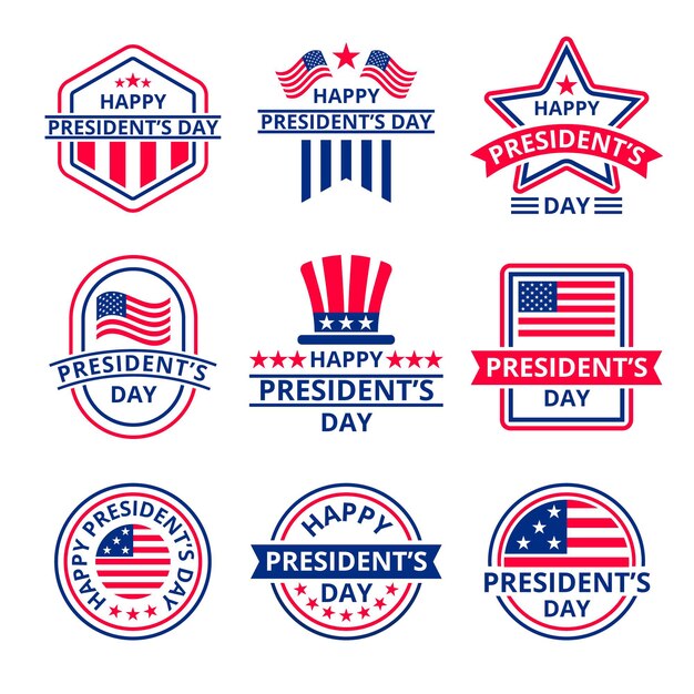 president's day label pack