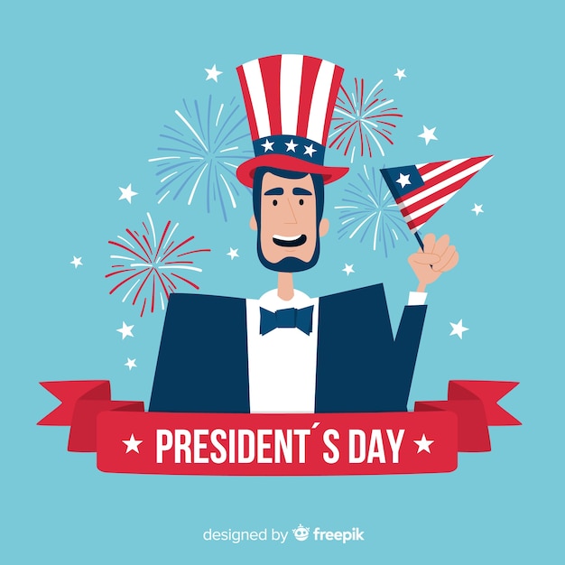 Free vector president's day