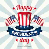 Бесплатное векторное изображение Президентский день