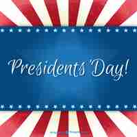 Vettore gratuito sfondo presidents day vettore