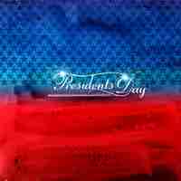 Free vector presidents day background in watercolor style