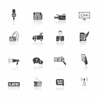 Free vector press icons