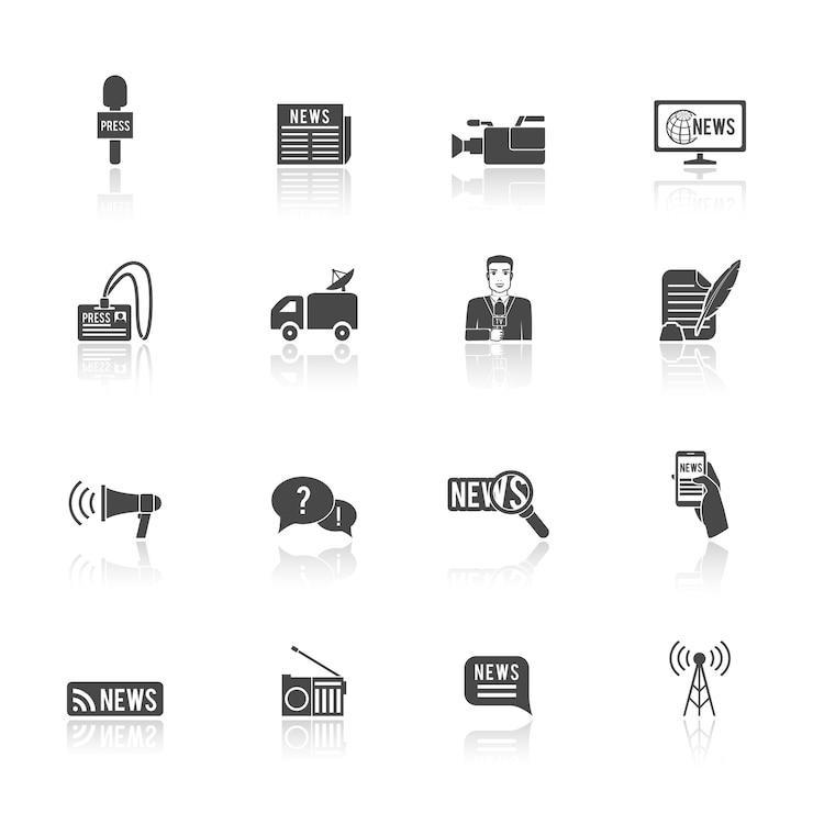 मुफ़्त वेक्टर press icons