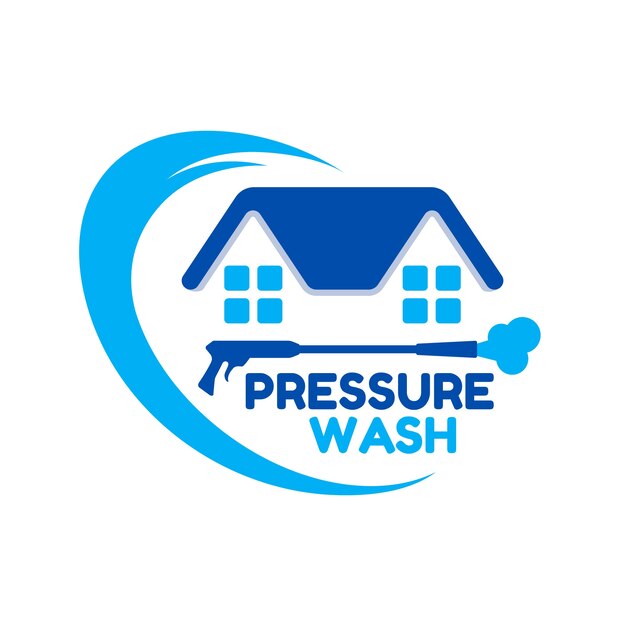 Pressure washing logo template