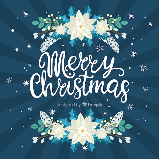 Free vector pretty christmas background