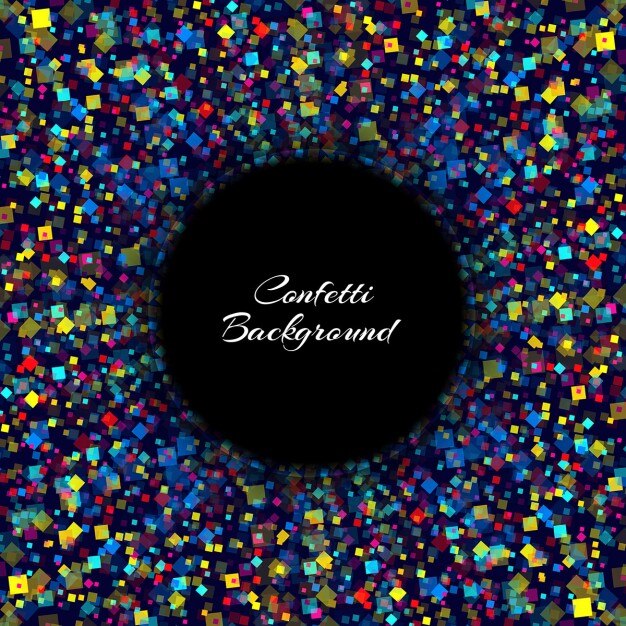 Free Vector pretty confetti background