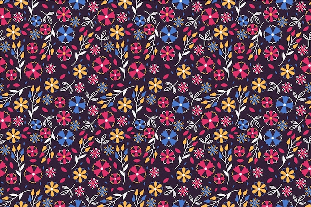 Free vector pretty pattern in small flower