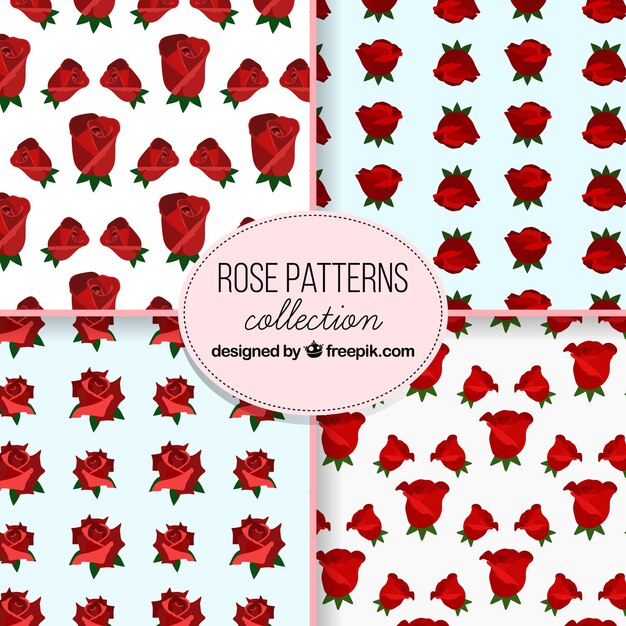 Pretty patterns of roses