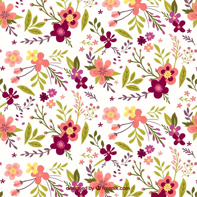 Pretty vintage floral pattern