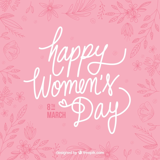 Pretty vintage woman day background