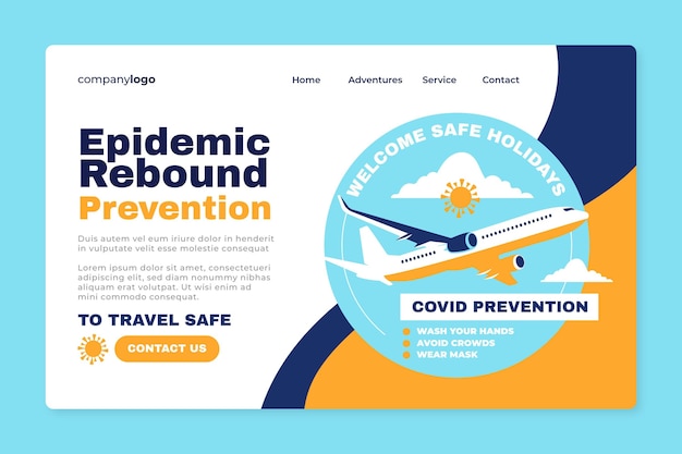 Prevent epidemic rebound - landing page