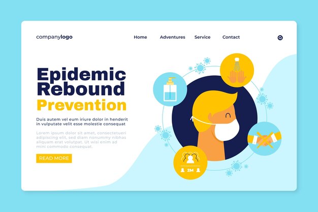 Prevent epidemic rebound - landing page