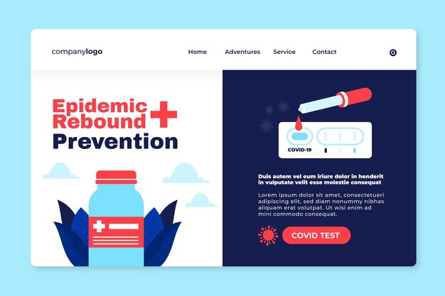 Prevent epidemic rebound - landing page