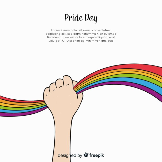 Pride day concept