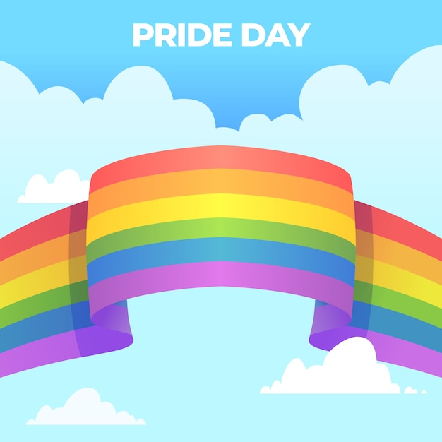 Pride day flag concept