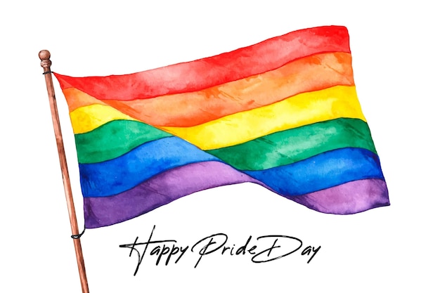 Pride day flag concept