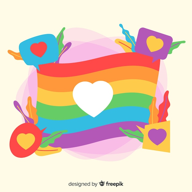 Pride day flag