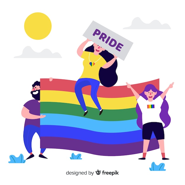 Pride day flag