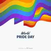 Free vector pride day flag