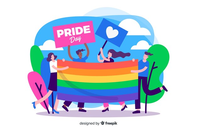 Pride day flag