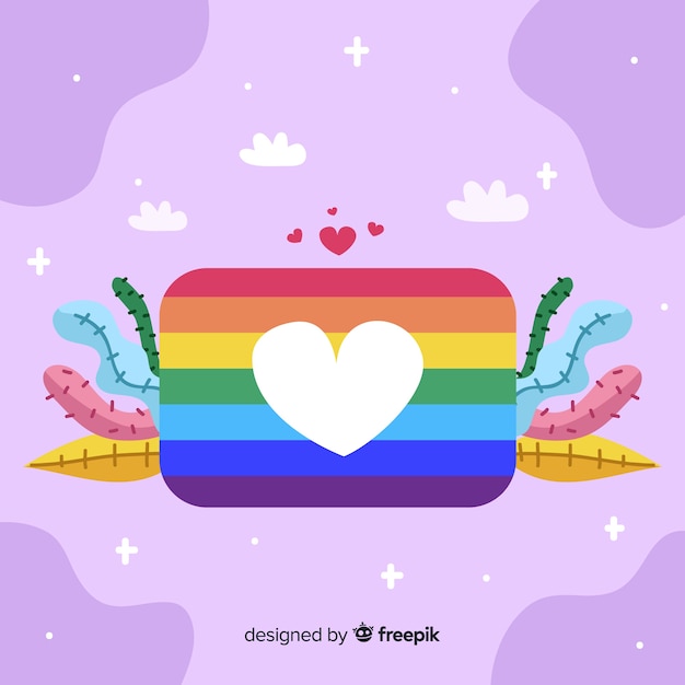 Pride day flag