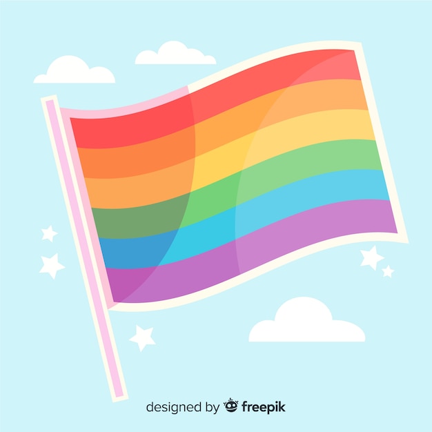 Free vector pride day flag