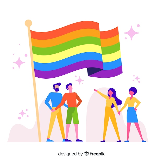 Pride day flag