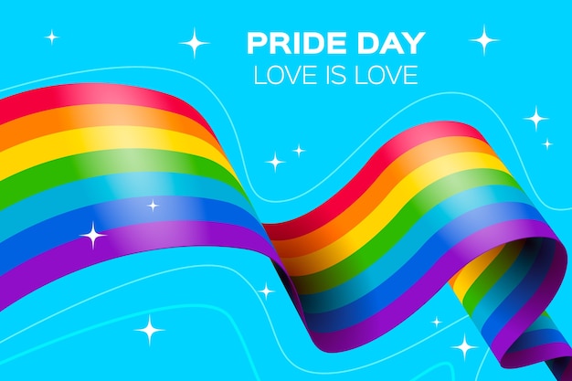 Free vector pride day flag