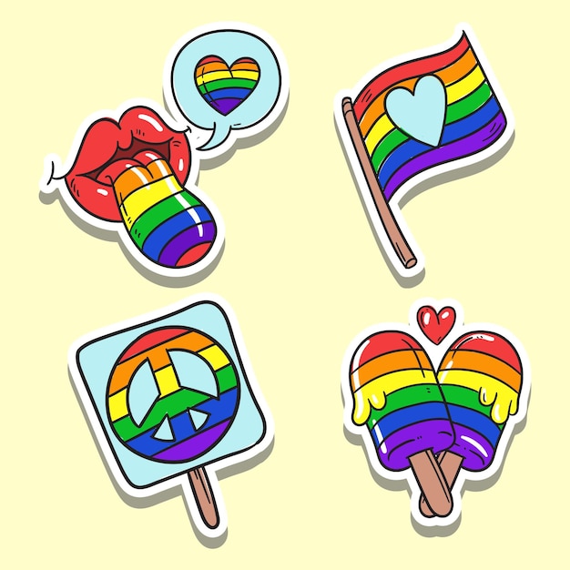 Pride Stickers Images - Free Download on Freepik