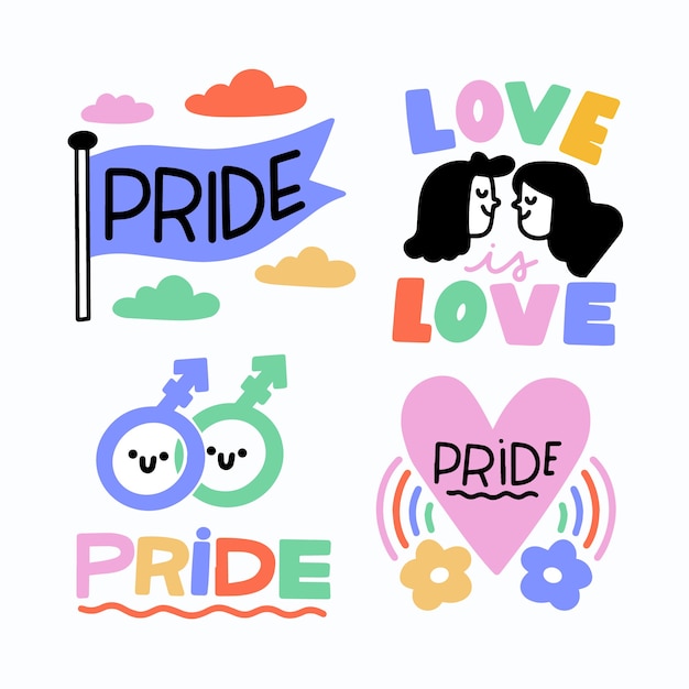 Pride day labels