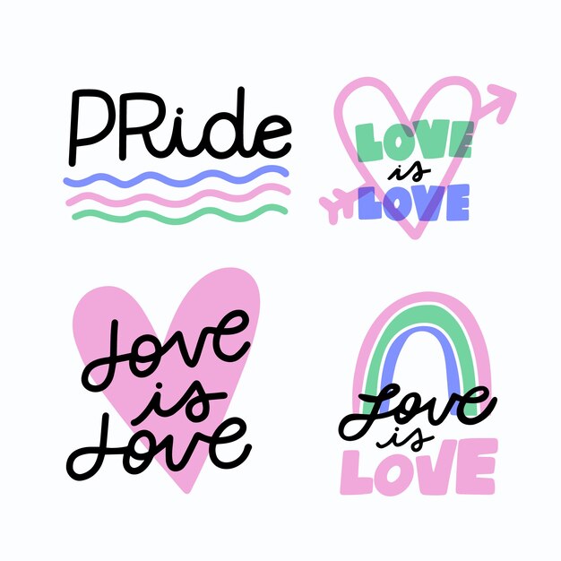 Pride day lettering