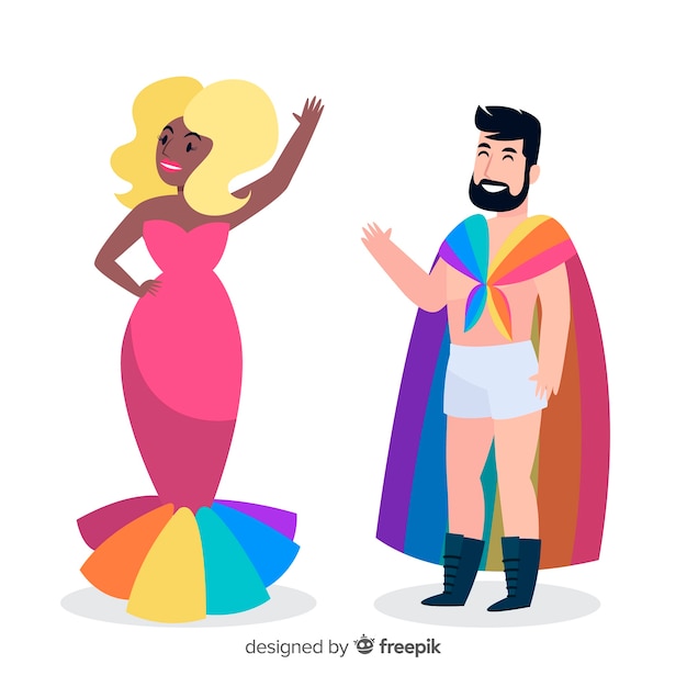 Free vector pride day