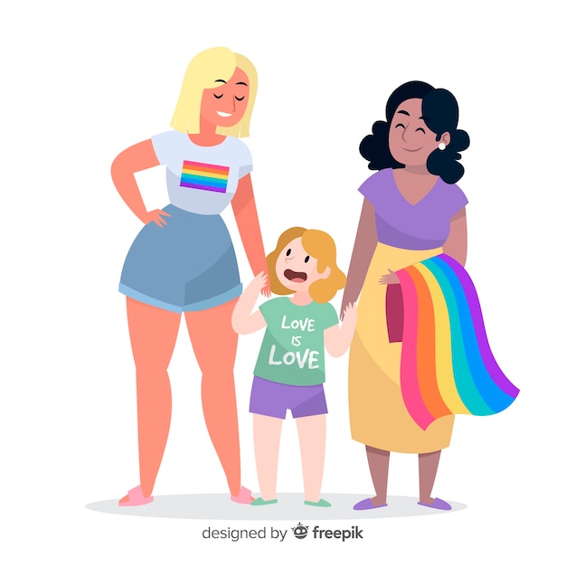 Free vector pride day