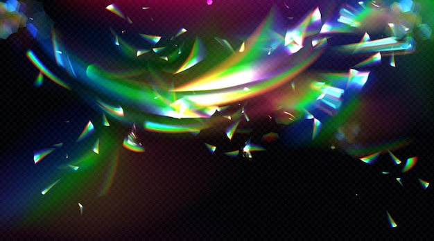 Prism flare reflection background