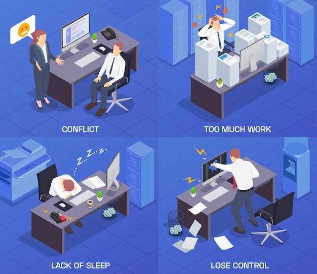 problem situations at work isometric