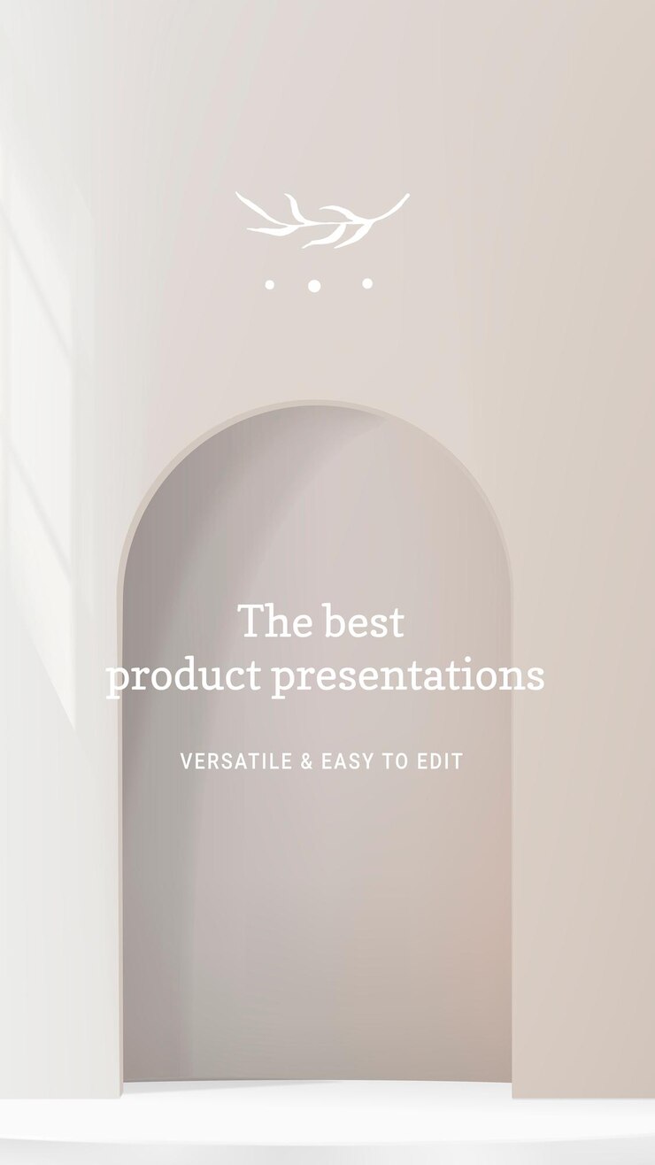Free Vector product backdrop editable template  in minimal style
