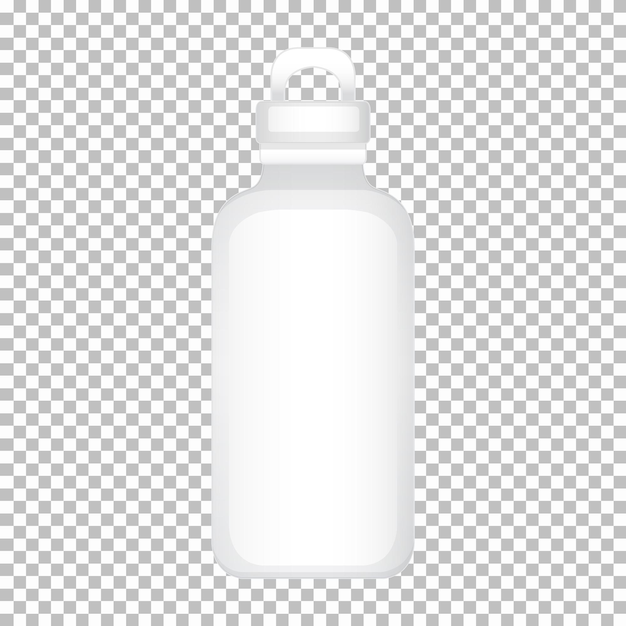 Free vector product design template of water bottle with no graphic