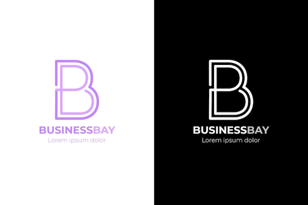 Professional bb logotype template