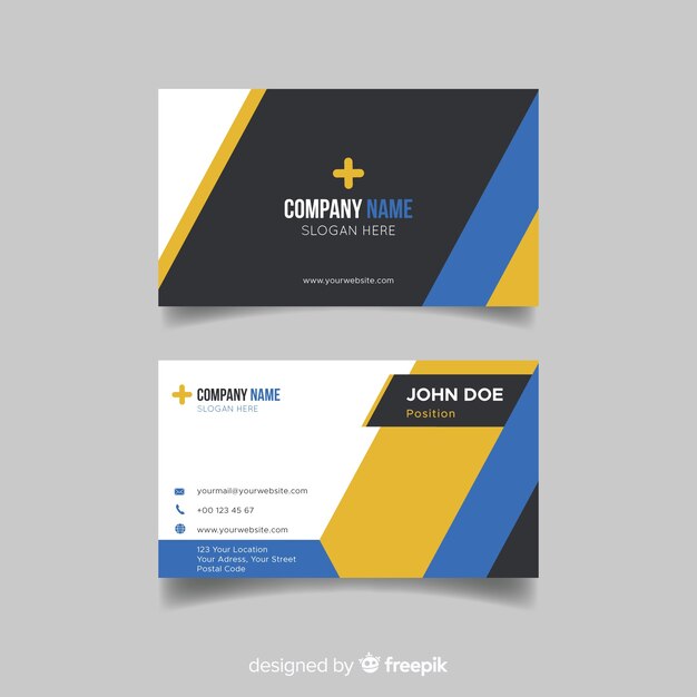 Professional business card template