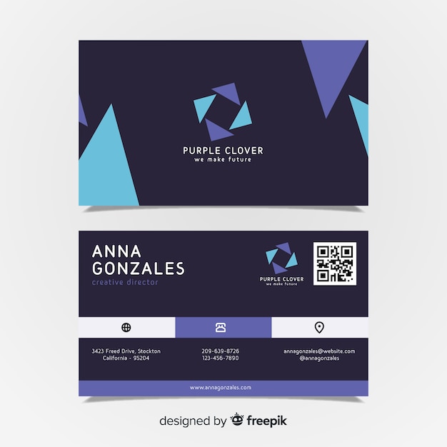 Professional business card template