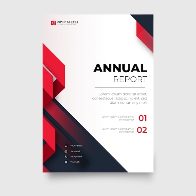 Free vector professional business flyer template