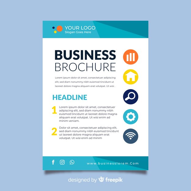 Professional business flyer template