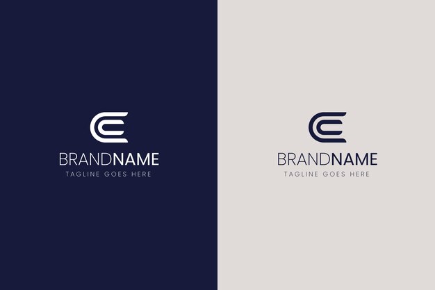 Professional cc logotype template